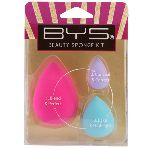Kit Beauty Blender Bys 3 Unidades