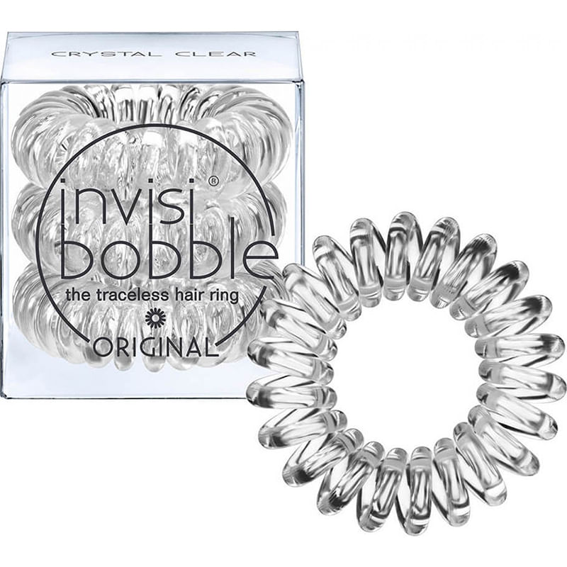 Resortes Invisibobble Original Crystal Clear 3 Unidades