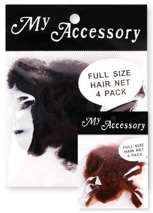 Mallas Para Cabello Hair Net Full Black-Brown