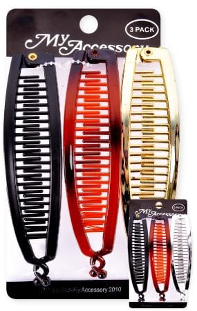 Banana Clip Bys Flat Slim 3 Unidades