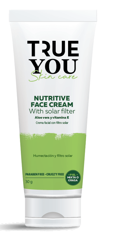 Crema Facial True You Nutritiva Con Filtro Solar  30g