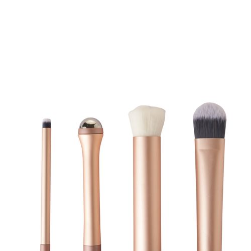 Set De Brochas Salon Expert Con Rodillo Facial 4 Unidades