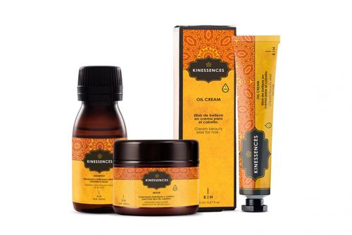 Kit Viajero Kinessences OES Shampoo 60ml + Mask 50ml + Oil Cream 20ml