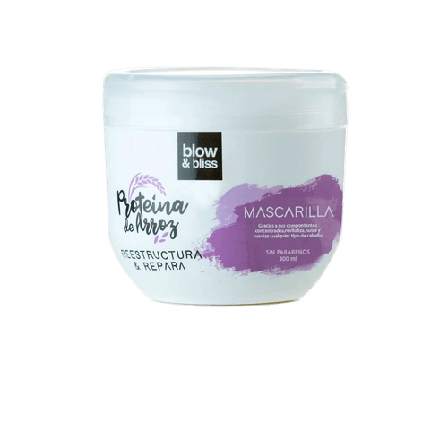 Mascarilla Blow & Bliss Proteína de Arroz 300ml