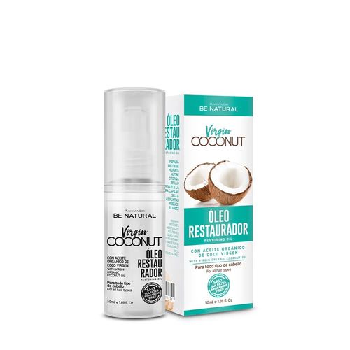 Aceite Be Natural Virgin Coconut Restauración 50ml