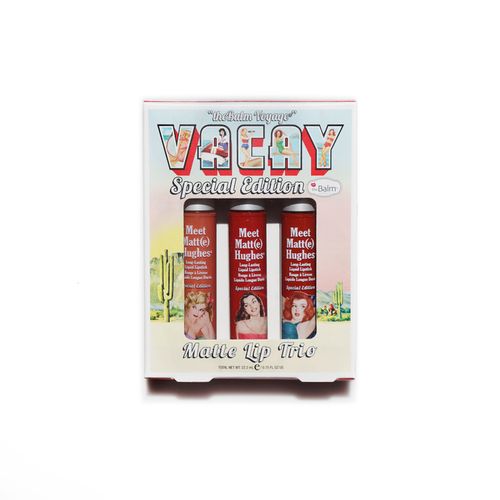 Kit De Labiales Mate The Balm Meet Matte Hughes Vacay Mini