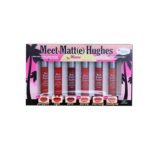 Kit De Labiales MateThe Balm Meet Matte Hughes Miami Mini
