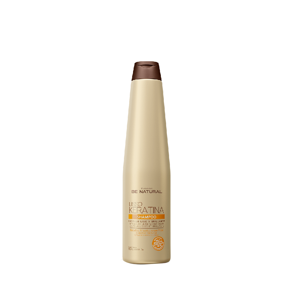 Shampoo Be Natural Liso Keratina 350ml Cromantic