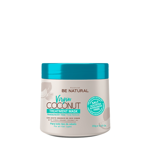 Mascarilla Be Natural Virgin Coconut Restauración 350g