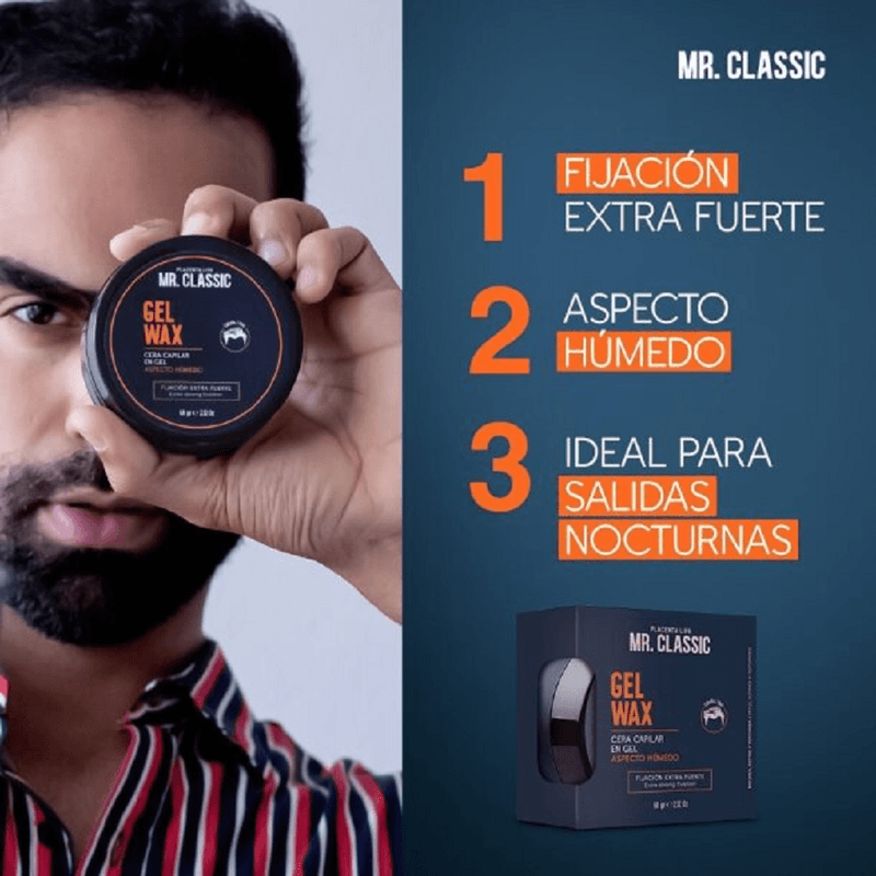 Cera Capilar Classic Matte Wax Life For Men 60 G Unidad