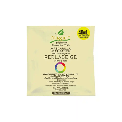 Mascarilla Naissant Capilar Matizante Tono Rubio Beige Perlado 40ml