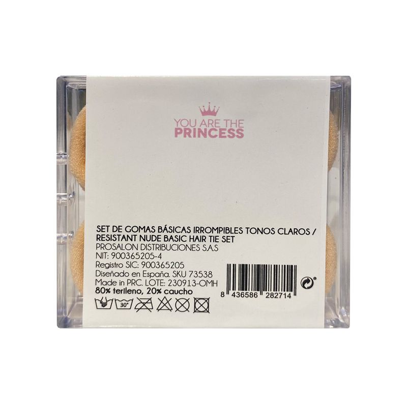 75260-Bandas-Elasticas-Irrompibles-You-Are-The-Princess-Marron-10-unidades-1