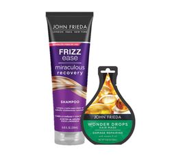 Shampoo John Frieda Frizz Ease Miraculous Recovery + Mascarilla John Frieda Wonder