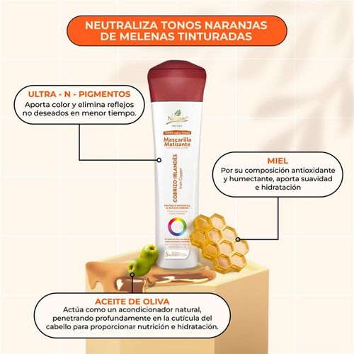 Mascarilla Matizante Naissant Cobrizo Irlandes 300ml