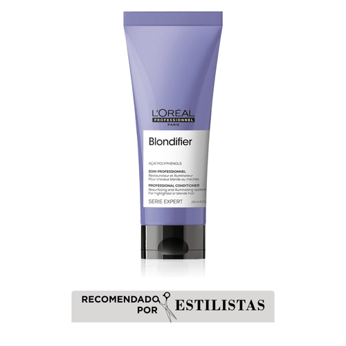 Acondicionador Blondifier brillo para cabello rubio Loreal professionnel 200ml