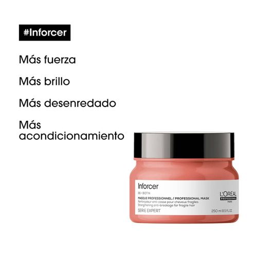 Mascarilla Inforcer fortalece el cabello Loreal professionnel 250ml