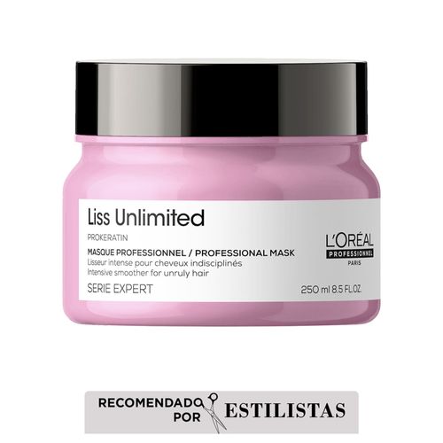 Mascarilla Liss Unlimited control anti frizz Loreal professionnel 250ml