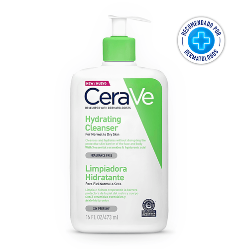 Limpiador Hidratante Cerave Piel Normal a Seca 473ml