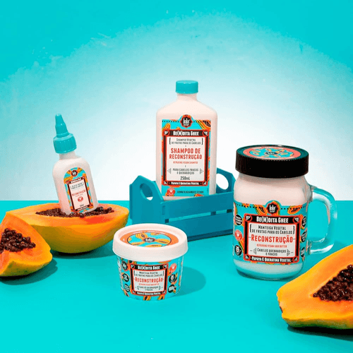Mascarilla Reparadora Lola Cosmetics Be(m)dita Ghee Papaya y Keratina Vegetal