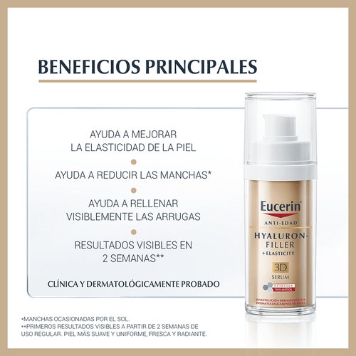 Serum Antiedad Eucerin Hyaluron Filler Elasticity 3D 30Ml