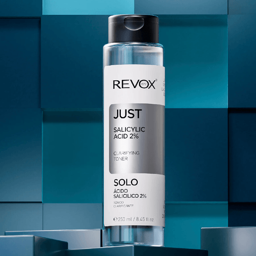 Tónico Clarificante Exfoliante Facial Revox Just con Ácido Salicílico 2% 250ml