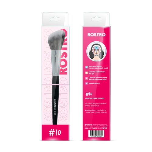 Brocha Pluma Salon Expert Angular Contorno #10