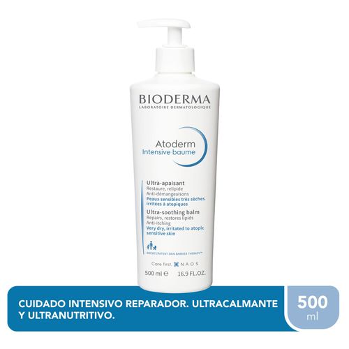 Crema Ultra Calmante Para Piel Seca A Muy Seca Bioderma Atoderm Intensive Baume 500ml