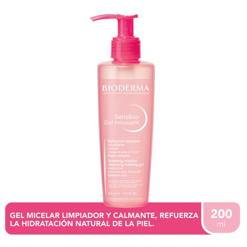 Gel Limpiador Para Piel Normal A Sensible Bioderma Sensibio Gel Moussant 200ml