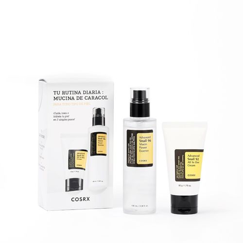 Kit Cosrx Edicion Especial Advanced Snail 96 100 ml + Snail 92 All In One Cream 50 ml