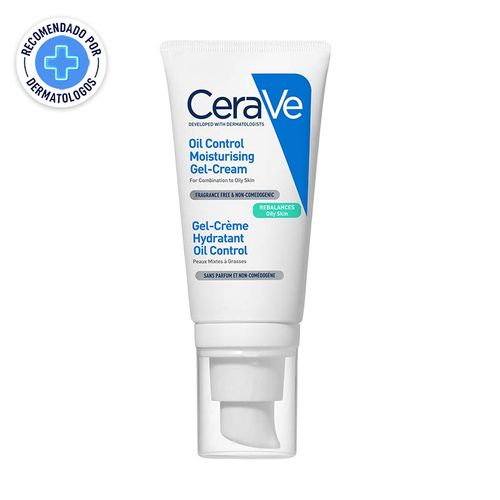 Gel-Crema Hidratante Cerave Oil Control  Para Piel Mixta a Grasa 52 ml