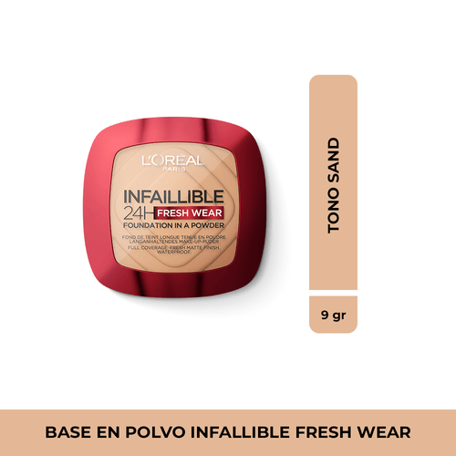 Polvos L'oréal Paris Infallible Up to 24H Fresh Wear Foundation in a Powder