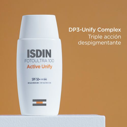 Protector Solar Fotoultra 100 Isdin Active Unify SPF 50+