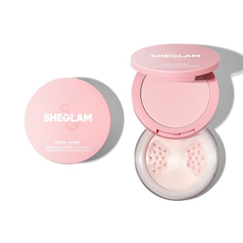 Polvo Fijador Sheglam Insta-Ready Face & Under Eye Setting Powder Duo-Bubblegum