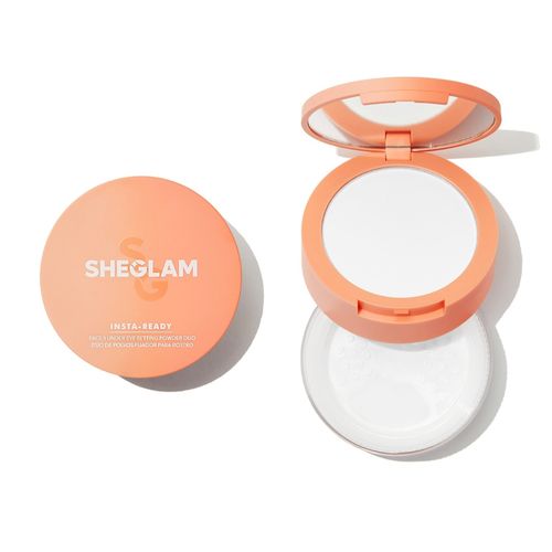 Polvo Traslucido Sheglam Insta-Ready Face & Under Eye Setting Powder Duo-Translucent