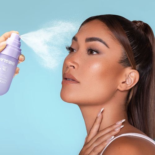 Spray Fijador Matizante Sheglam Lock'd In Setting Mattifying Effect Quick-Drying Long Lasting