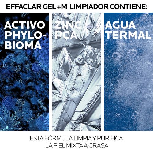 Gel Limpiador La Roche Posay Effaclar+M Pieles Mixtas a Grasas 200ml