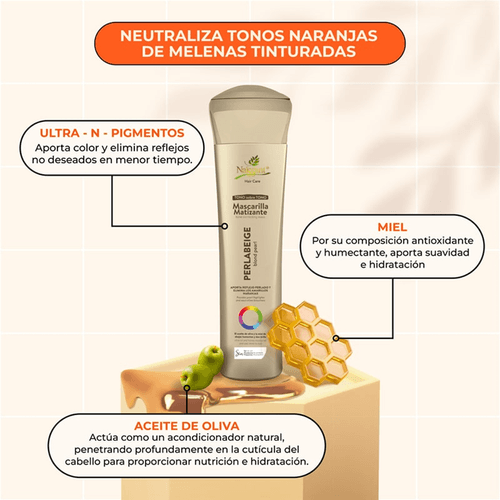 Mascarilla Tono Sobre Tono Perla Beige 300 ml