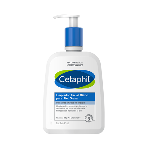 Limpiador Liquido Facial Diario Cetaphil Para Piel Grasa 473ml