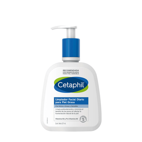 Limpiador Liquido Facial Diario Cetaphil Para Piel Grasa 273ml