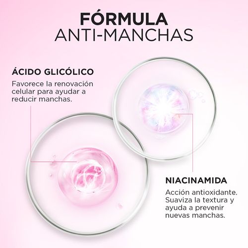 Crema Facial En Gel L'Oréal Paris Anti-Manchas Glycolic Bright Noche 50ml
