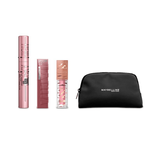 Tripack Maybelline Sky High + Vinyl Ink + Sun Kisser Blazing Blush