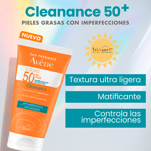 Protector Solar Cleanance Avène LN SPF 50+ 50 ML