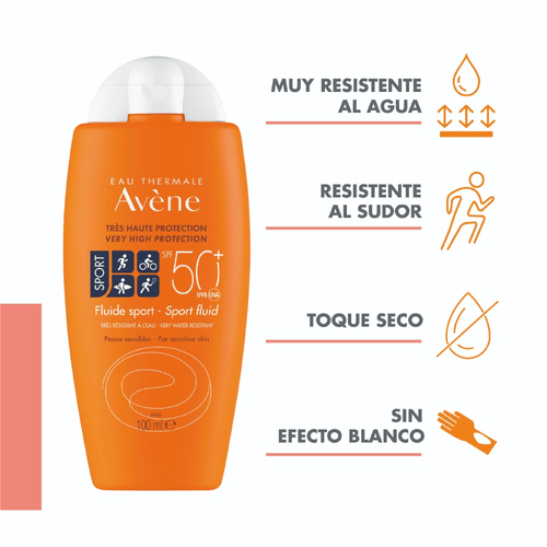 Protector Solar Fluido Sport Avène LN SPF 50+ 100 ML