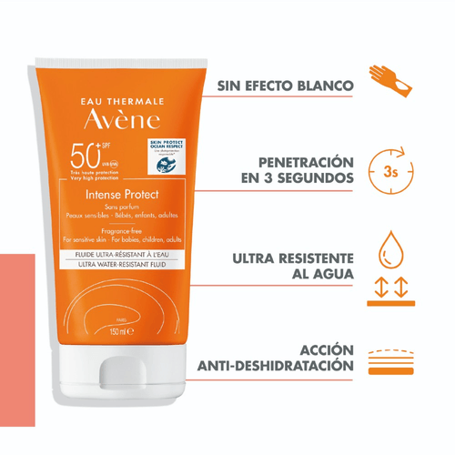Protector Solar Intense Protect Avène SPF 50+ 150 ML