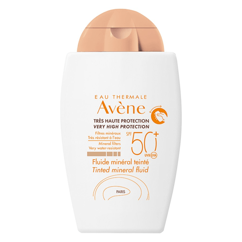 Protector Solar Fluido Mineral Con Color Avène LB SPF 50+ 40 ML
