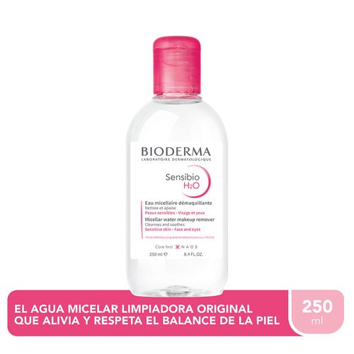 Bioderma Sensibio H2O Agua Micelar limpiadora para piel normal a  sensible 250ml