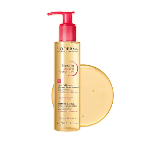 Sensibio Aceite Micelar limpiador, desmaquillante y calmante Bioderma