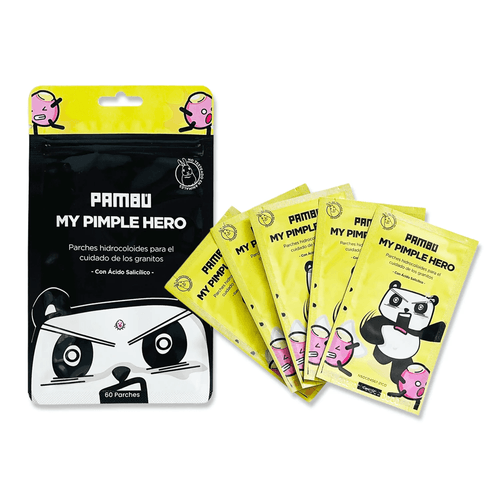 Parches Hidrocoloides para el Cuidado de los Granintos Pambú My Pimple Hero 90 gr