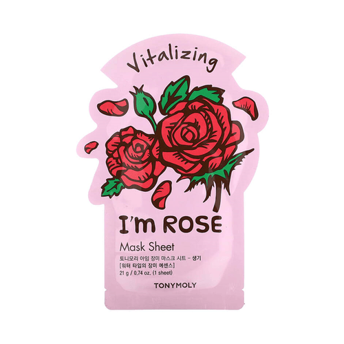Mascarilla Facial Hidratante Tony Moly I'm Rose 21gr