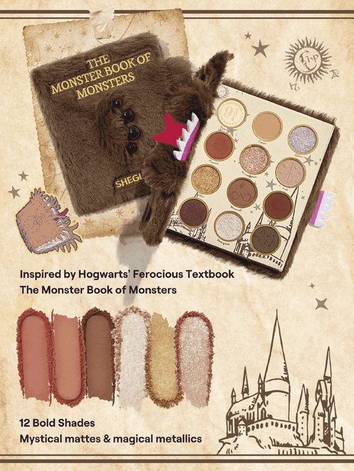 Paleta de Sombras Sheglam Harry Potter Monster Book Of Monsters 13.5gr